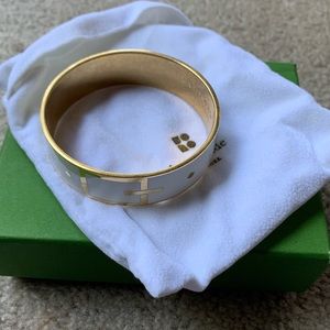 Kate Spade Top Notch Buckle Bangle Bracelet Gold